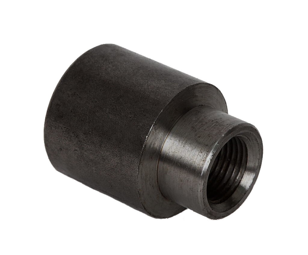 Absatzmuffe  Nr. 17  DIN 2988 schwarz    1/4" x   1/8" Absatzmuffe  Nr. 17  DIN 2988 schwarz    1/4" x   1/8"